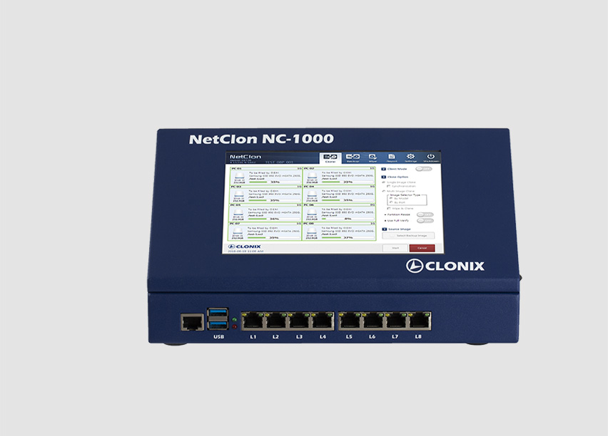 NetClon NC1000-08IL 8포트 디스크복제기 디스크복사기 디스크삭제기