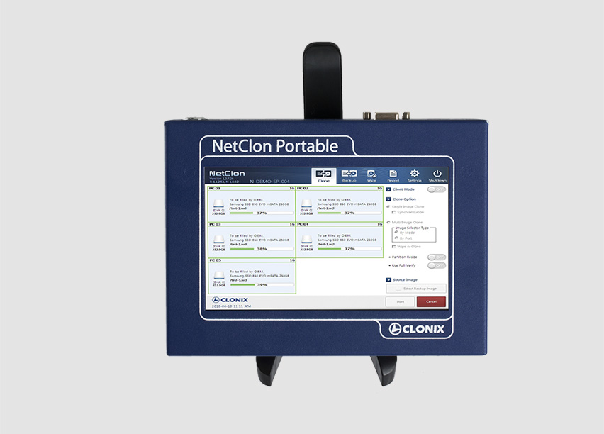 NetClon NC1000 Portable 5포트 디스크복제기 디스크복사기 디스크삭제기
